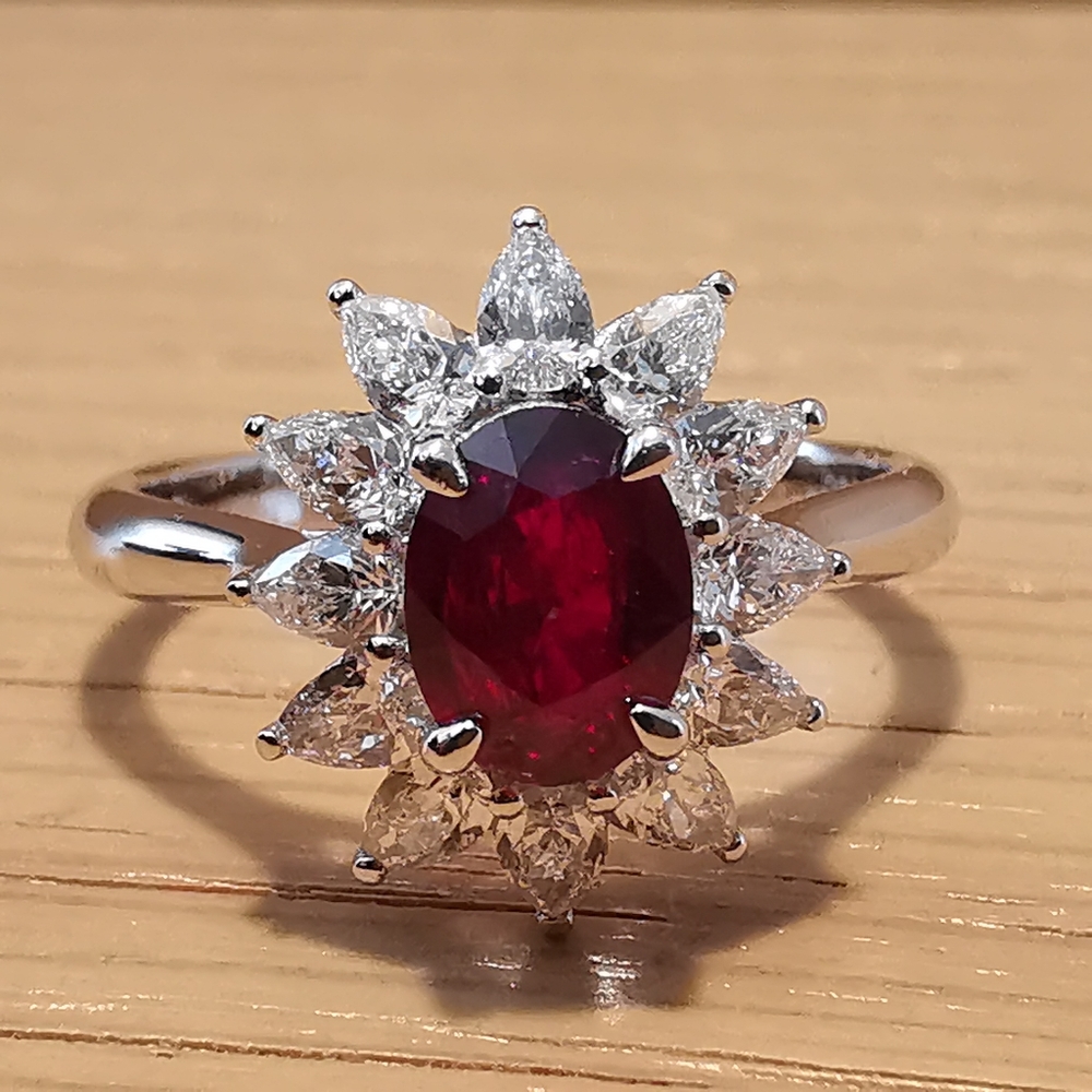 Natural unheat pigeon blood ruby